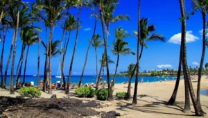 Anaehoomalu Bay, Waikoloa, Big Island, Hawaii, USA