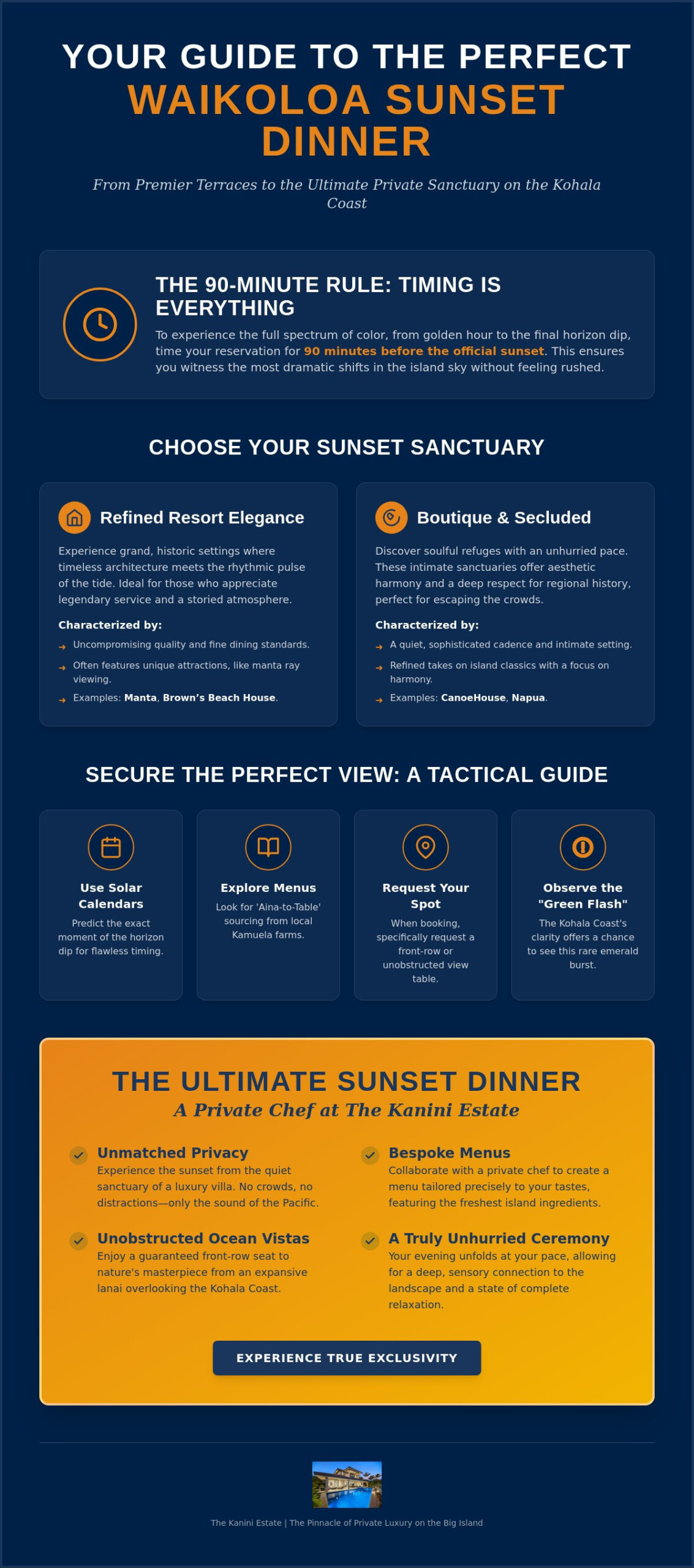 Unforgettable Sunset Dining for Your Paradise Getaway